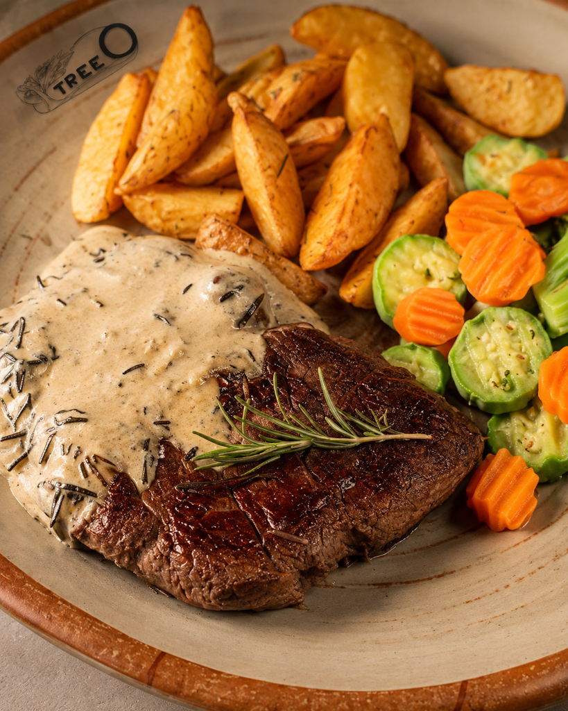 Rosemary Steak / Rice / Sautéed Vegetables / 700g