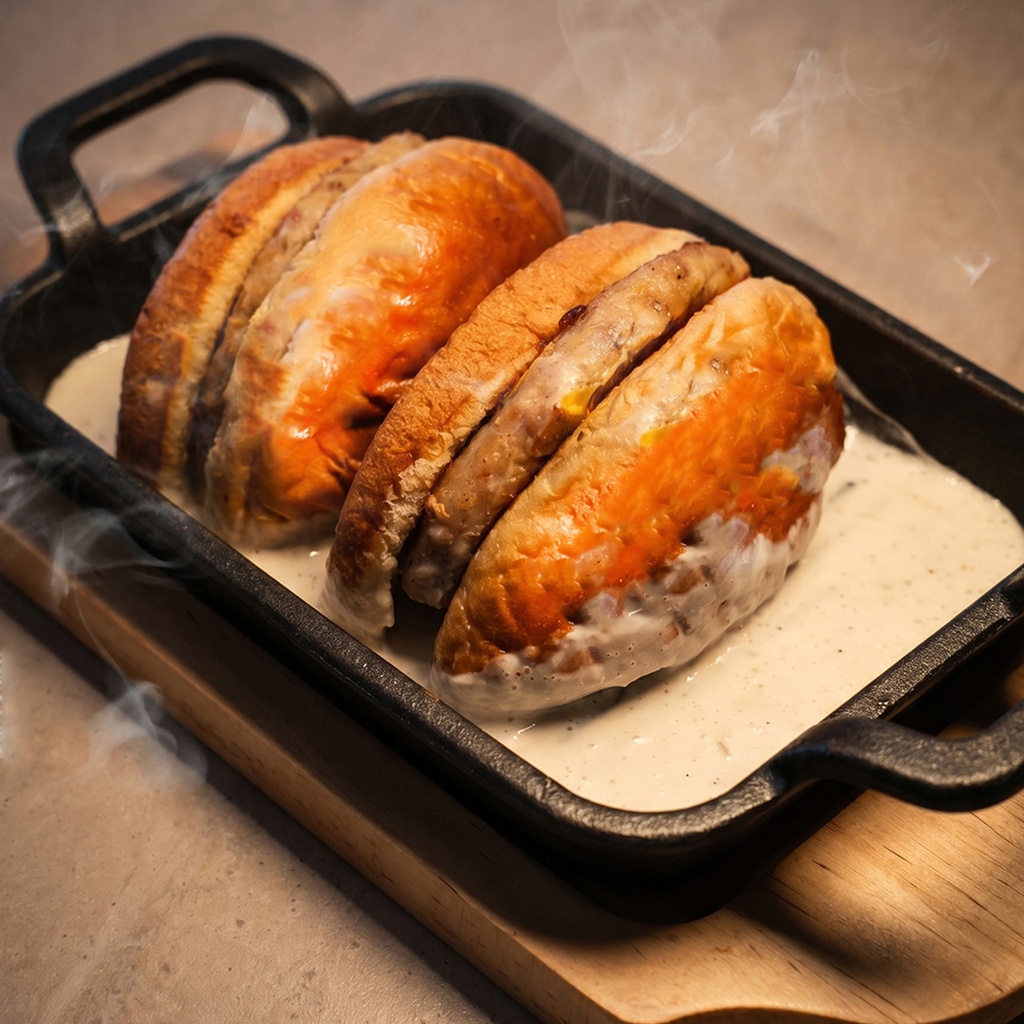 Swiss Mushroom Chicken Burger / 150g