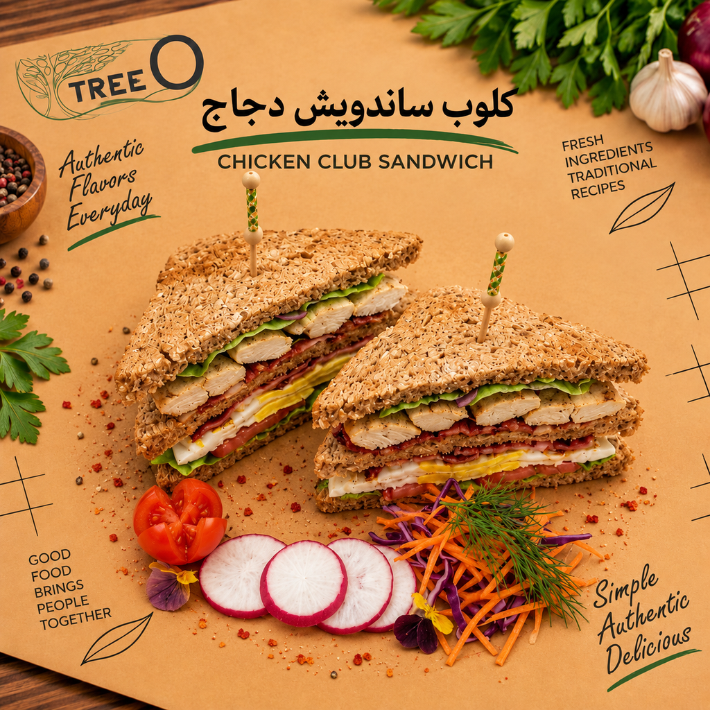 Chicken Club Sandwich / Light Meal