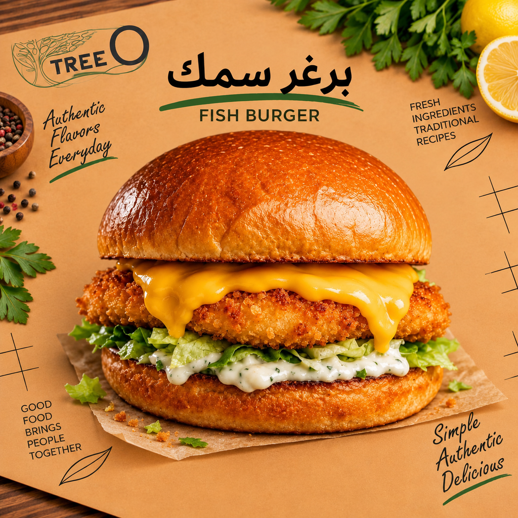 Fish Burger Sandwich