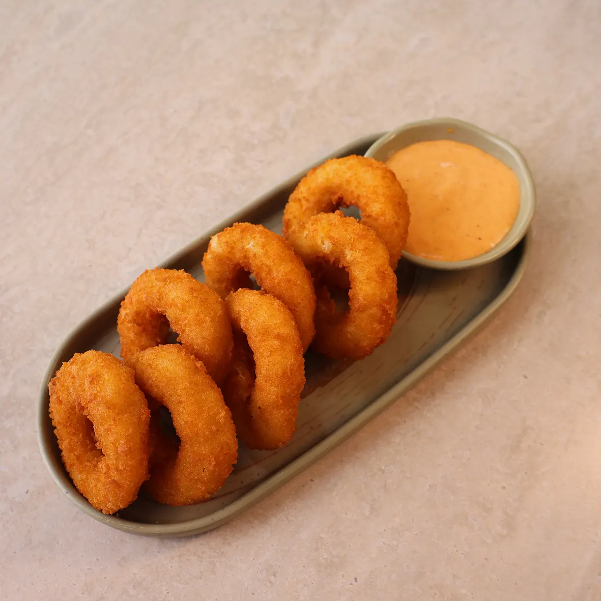 Calamar Rings Plate / 7 pcs