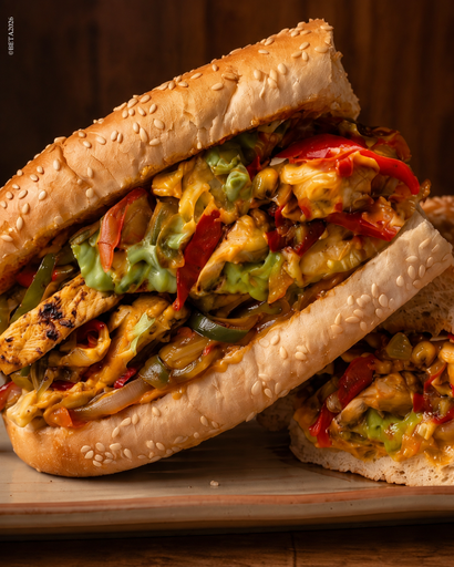Chicken Fajitas Sandwich 