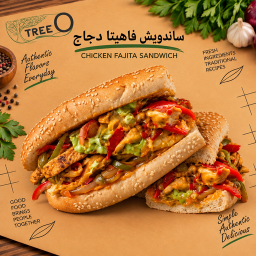 Chicken Fajitas Sandwich 
