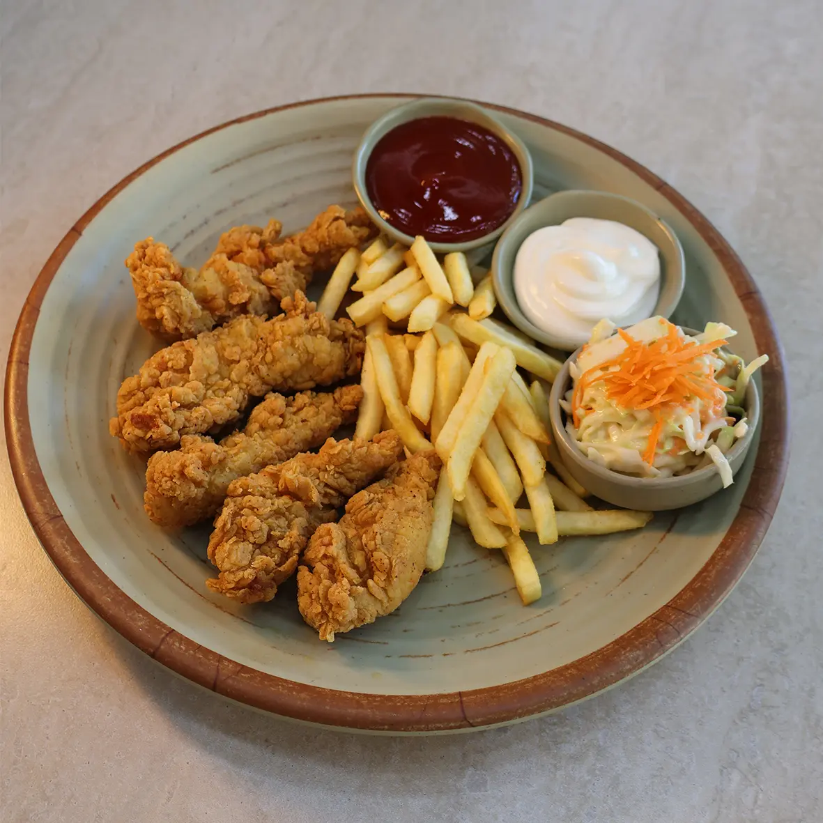 Crispy Chicken / Fries / Coleslaw / 800g