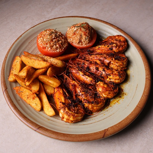Grilled Shrimp / Wedges / Tomato / 750 g