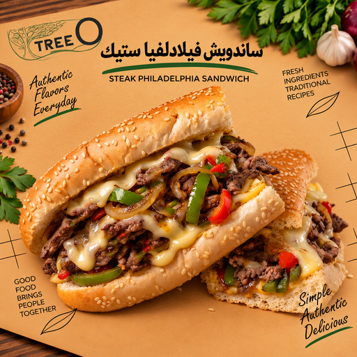 Steak Philadelphia Sandwich 